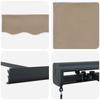 Retractable Awning Beige 300 x 250 cm Linen and Aluminum