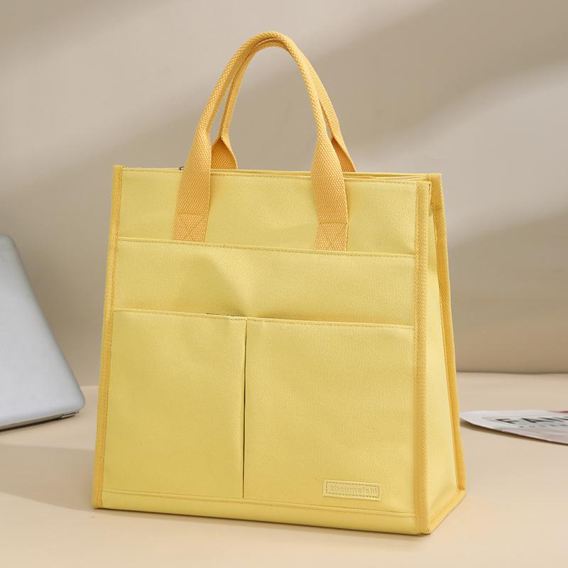 Women's Handbag Lightweight Multi-Compartment Canvas Bag Travel Commuter Computer Bag