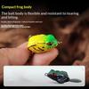 1Set Frog Soft Lure Tube Bait Plastic Fishing Lure With Fishing Hooks Topwater Ray Frog Artificial 3D Eyes