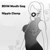 Минет Растяжитель рта Женские зажимы для сосков Стимулятор бюстгальтера Прелюдия для пары Секс-игрушка для взрослых СМ Раб Кляп для рта Зажимы для груди
