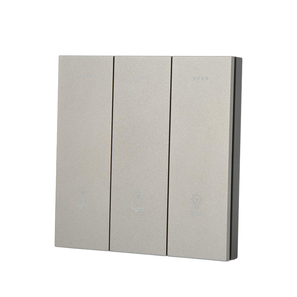 3-клавишный беспроводной интеллектуальный выключатель света WiFi Bluetooth настенный выключатель голосовое управление синхронизацией для приложения TUYA AC