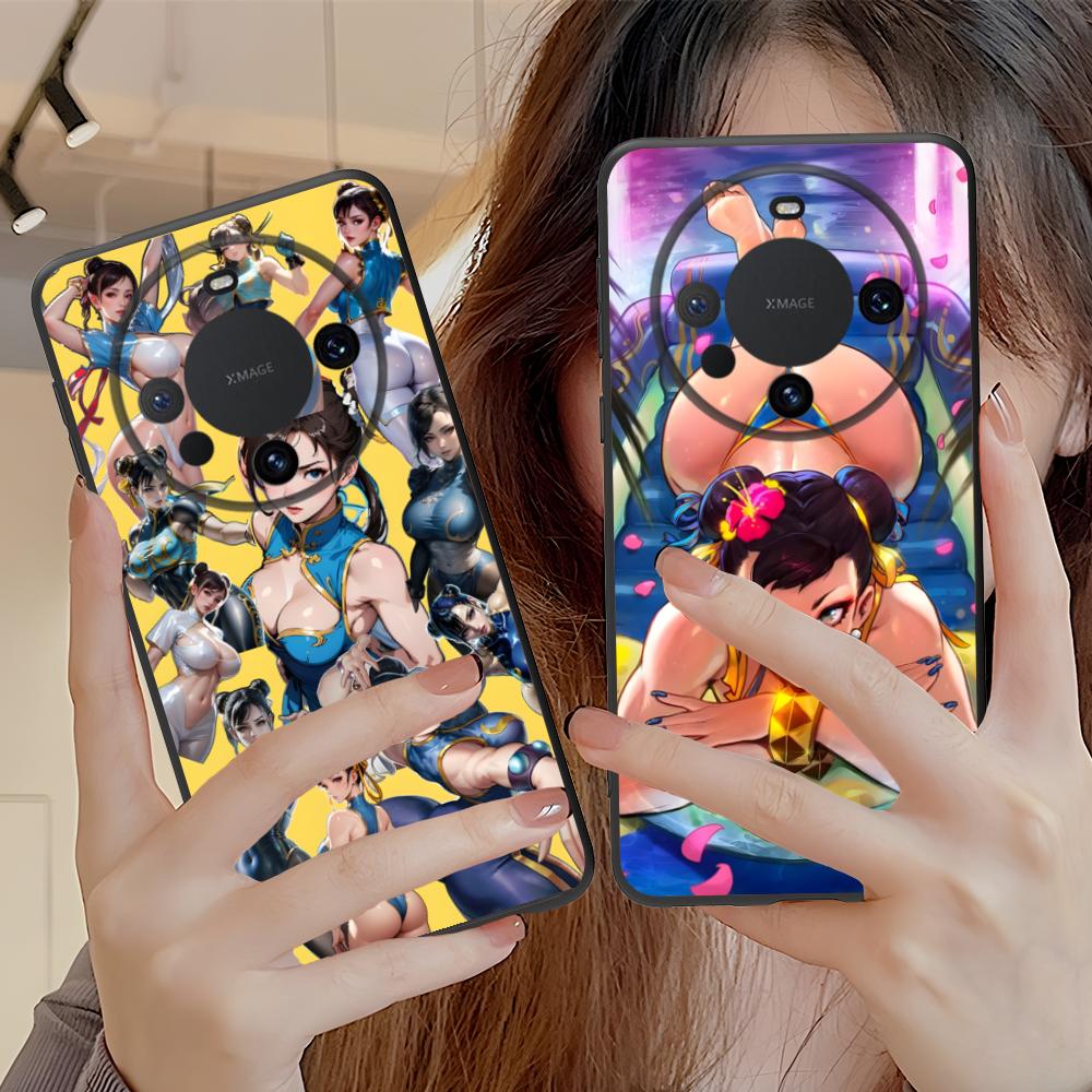 Чехол для телефона Street Fighter Chunli для Huawei Mate 60 50 40 30 20 10 Pro Plus Lite E 5G Цветной Печатный Чехол Обложка Роскошный