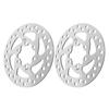 2PCS 6 Holes Bike Brake Disc Stainless Steel Mountain Bike Brake Disc  Brake Upgrade Part