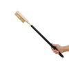 Innovative Pizza Oven Brush with Removable Aluminum Handle Steel Scraper Brass Bristles Comfortable Grip Effective Cleaning