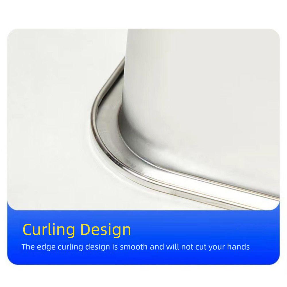 Новый лоток для кошачьего туалета из нержавеющей стали, большой вместимости, легко чистится, кошачий туалет с высокими бортиками, кошачий горшок, кошка