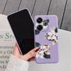 Мягкий силиконовый чехол с цветком для Samsung A55 M35 S24 Redmi Note 13 Pro 13C 14 Xiaomi Poco C65 iPhone 15 Huawei Honor 200 Realme 9 Camera Противоударный чехол