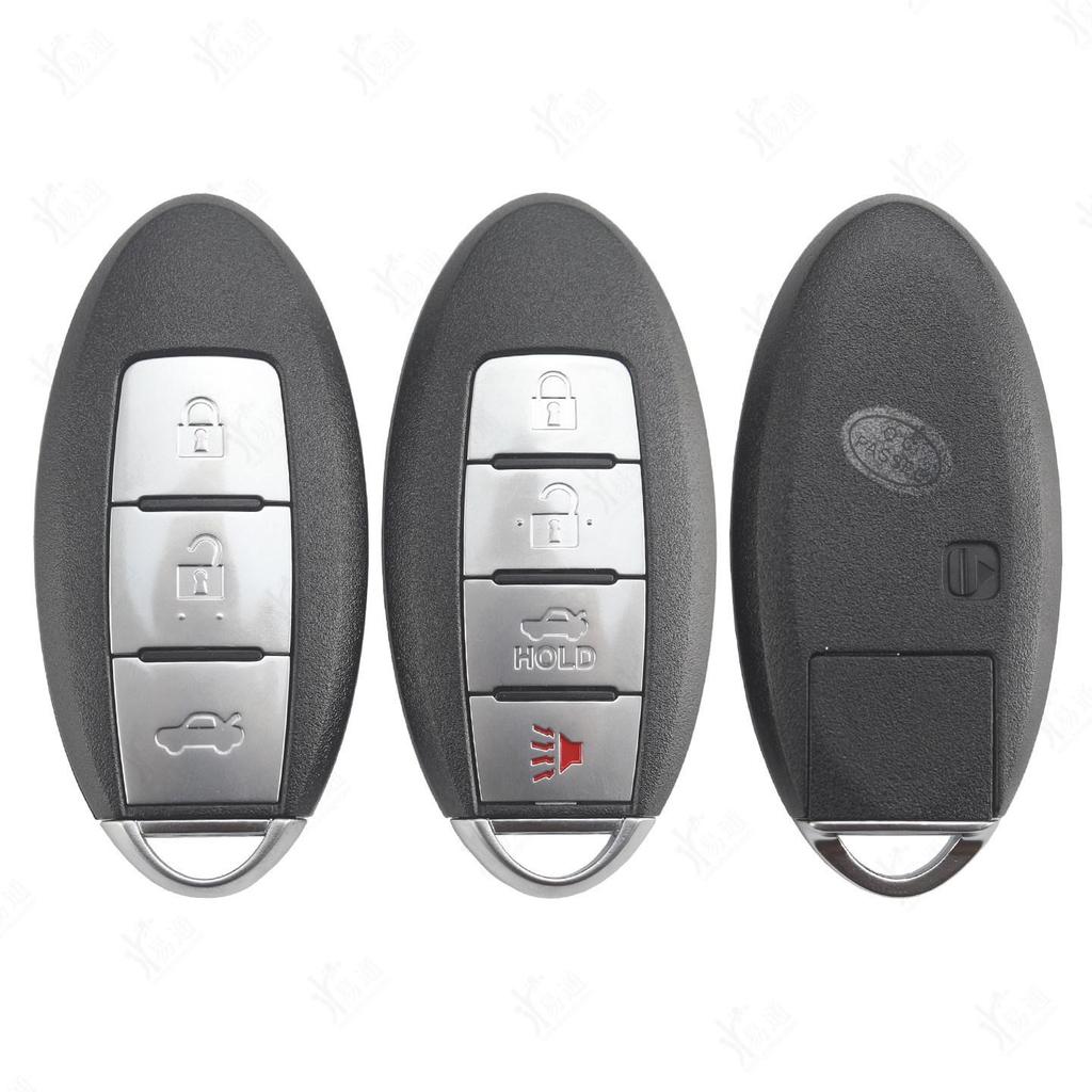 Умная ключ-карта KYDZ с 4 кнопками для модели Nissan 3 - Дистанционный ключ, без логотипа