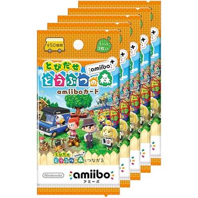 Скрещивание животных: Карты amiibo+" amiibo для New Leaf (Набор из 5 штук)
