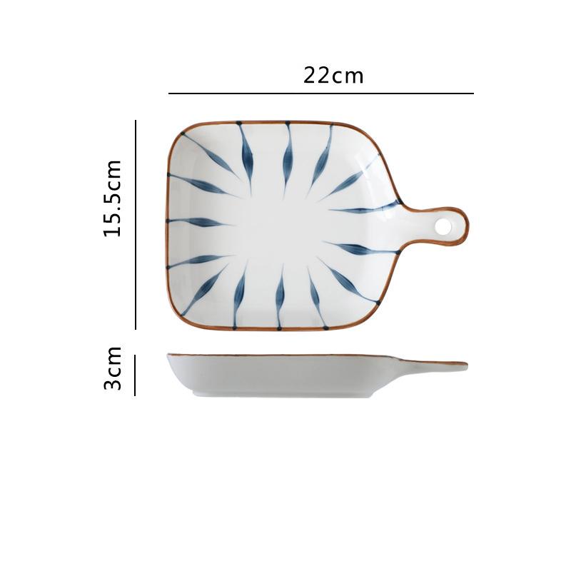 Керамическая форма для выпечки «Пномпень», салатницы, миска для запекания сыра на гриле с ручкой, кухонный инструмент для выпечки в духовке, керамическая пластина для закусок