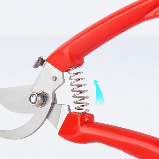 Садовые ножницы с нескользящей ручкой для сбора фруктов из нержавеющей стали, цветок, бонсай, ветка, секатор, садовый инструмент, садовые принадлежности