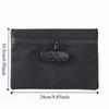 Canvas Portable Locking Pouch Combination Lock Security Document Bag  Outdoor Activities