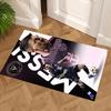 Messi Personalized Name Area Rug Design for Outdoor Decorate room Hallway Entryway Antislip Carpet Anime Office Decor Gift for Festivals