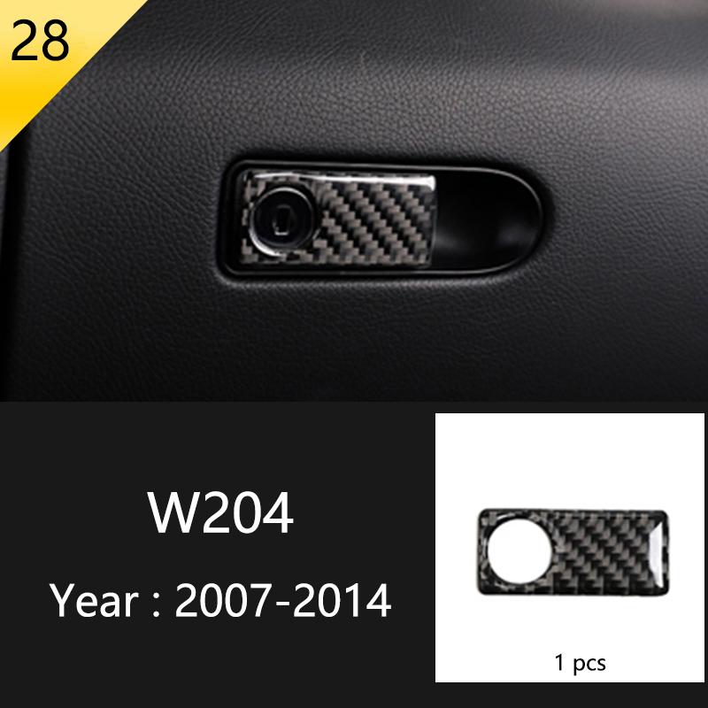 Для Mercedes Benz C Class W204 C180 C200 C260 автомобильная панель окна двери из углеродного волокна полоса защитная отделка наклейка аксессуары