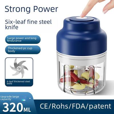 Беспроводная электрическая толкушка и овощечистка для чеснока – мини-автоматический кухонный инструмент для перемешивания и измельчения