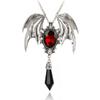 Goth Necklace for Women Vintage Halloween Bat Wings Inlaid Jewelry Punk Hip Hop Party Jewelry Accessories