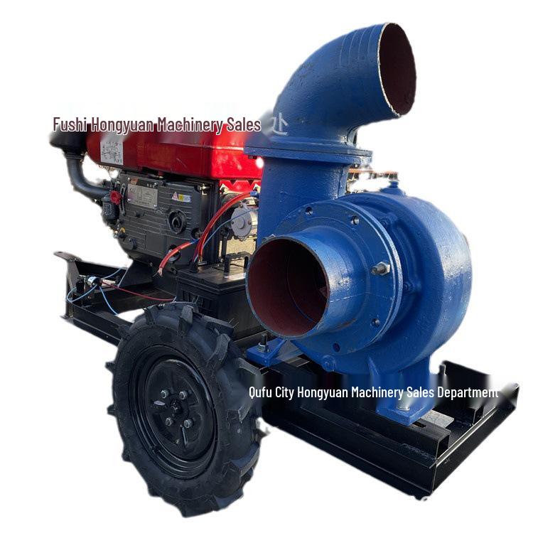 12-Inch Mixed-Flow Pump with Four-Cylinder Engine for Farmland Irrigation