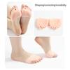 4 пары силиконовых распорок для пальцев ног при подошвенном фасциите, косточках плюсневых костях, терапевтических растяжителях для комфортной поддержки