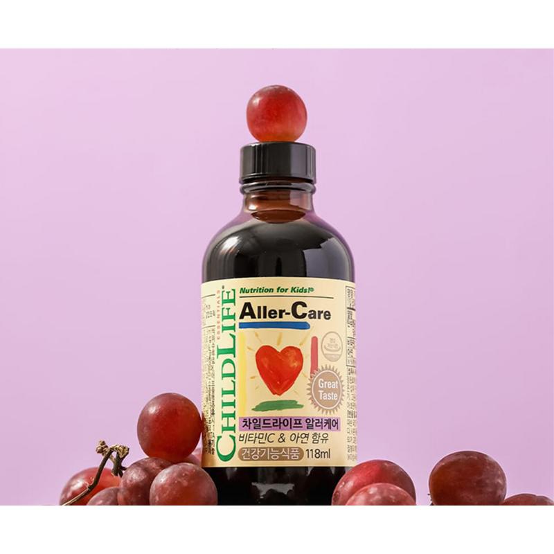 Childlife Allercare Цинк Витамин С Виноградный вкус, 118 мл, 2 шт.