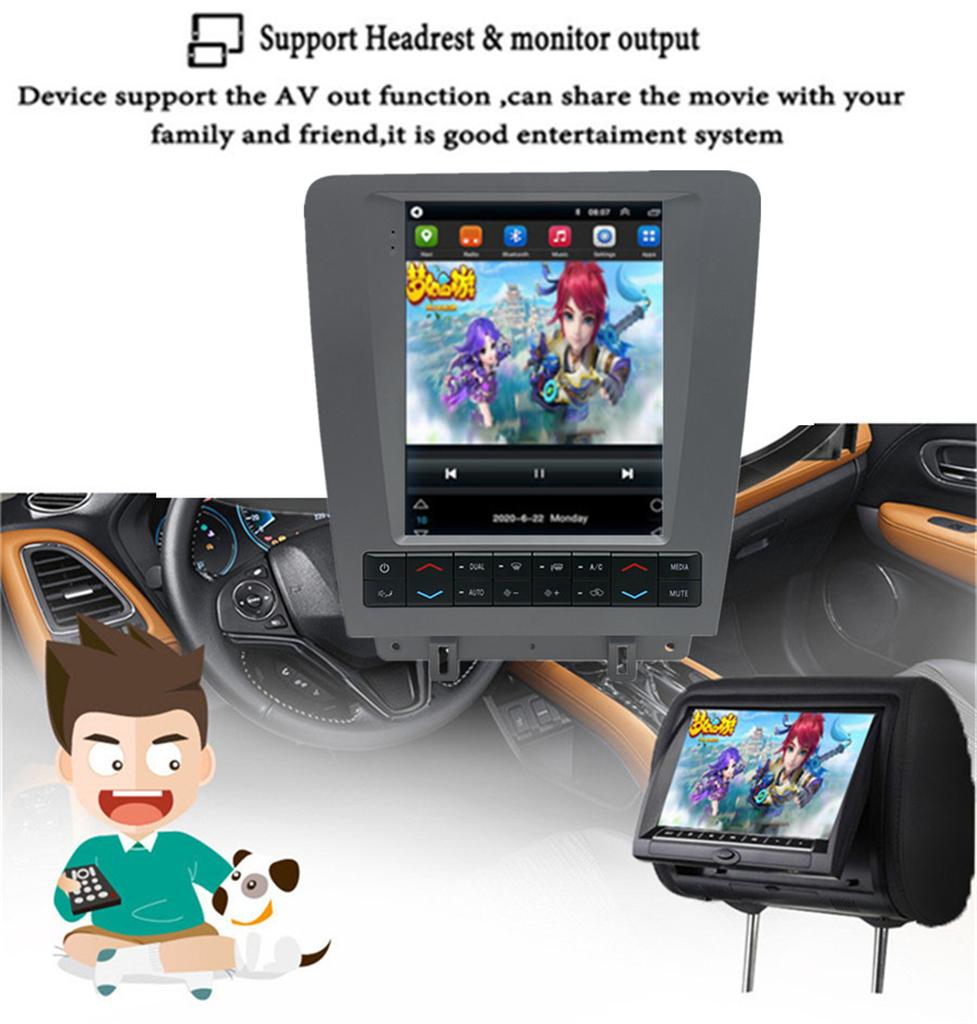Mustang navigation all-in-one machine 10-14-original car style 9.7-inch top with built-in CP