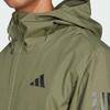 adidas Куртка Ess 3S R.R. Полосатая Спортивная Фитнес С капюшоном С длинным рукавом Мужская Куртка Зеленая JD1044