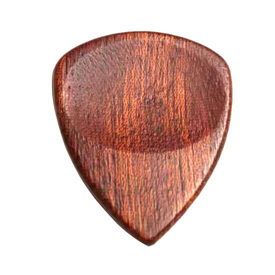 Wooden Guitar Pick Smooth Surface Burr-Free Compact Size Portable Handcrafted Guitar Pick Accessories