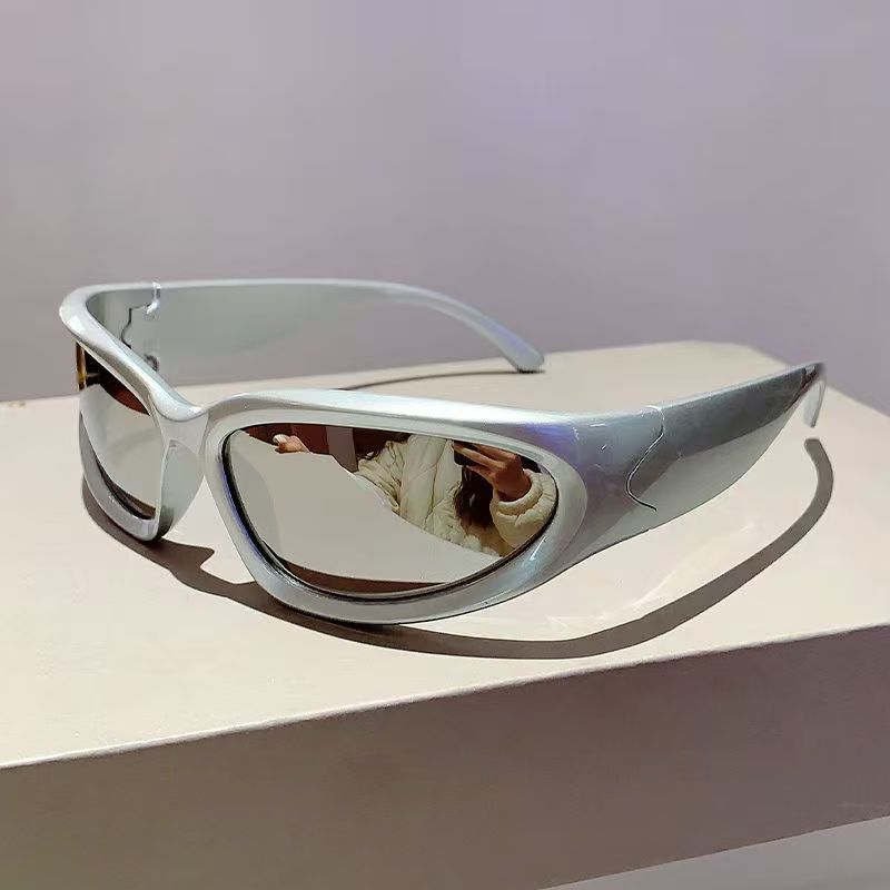 Новые Модные Женские Тренд Будущего Очки Мужские Велосипедные Спортивные Солнцезащитные Очки Y2K Сексуальная Девушка Велосипедные Очки UV400 Очки