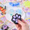 Taba Squishy Cat'S Paw New Fidget Toy Handmade Kawaii Plush Little Paw Stress Relief Squishy Toy Birthday Party Gift