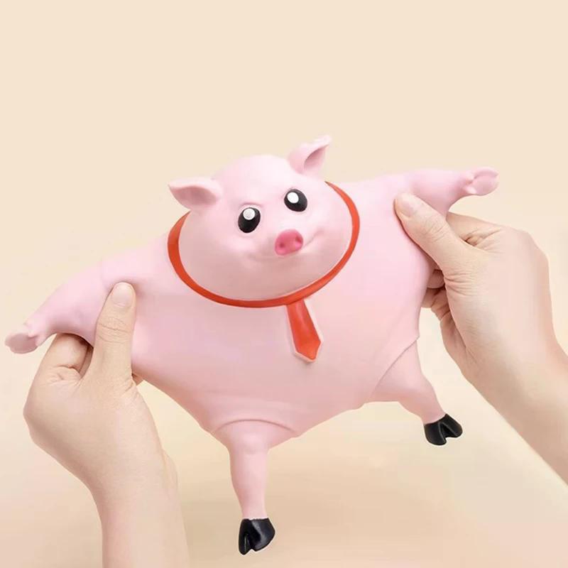 Креативная новая игрушка-свинка, милое животное для сжатия, кукла-поросенок, пищалка-антистресс