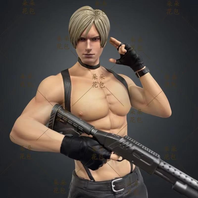 New Leon S Kennedy 3rd Generation GK Model Resident Evil Anime Game Peripheral Desktop Ornament Popular Toy Present For Anime