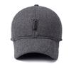 Autumn Winter Warm Cotton Cap Men's Windproof Coldproof Ear Protection Woolen Baseball Cap Outdoor Sports Cap