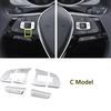 Интерьер автомобиля Многофункциональный руль ACC Кнопка переключения громкости Декоративные кнопки наклейки подходят для VW Golf 7 MK7 Passat B8