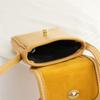 Ielgy Korean Version Simple Vertical Mini Mobile Phone Bag Cute Flip Crossbody Fashionable Fashionable Solid Color One-Shoulder Female Bag