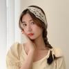 Korea Style New Lace Headband Female Aesthetic Mori Fairy Hair Accessories Fashion Tied Hair Braided Casual Ribbon Holiday Summer