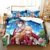 Legend of Heroes Bedding Set Duvet Cover Bed Set Quilt Cover Pillowcase Comforter King Queen Size Boys Adult Bedding Set A