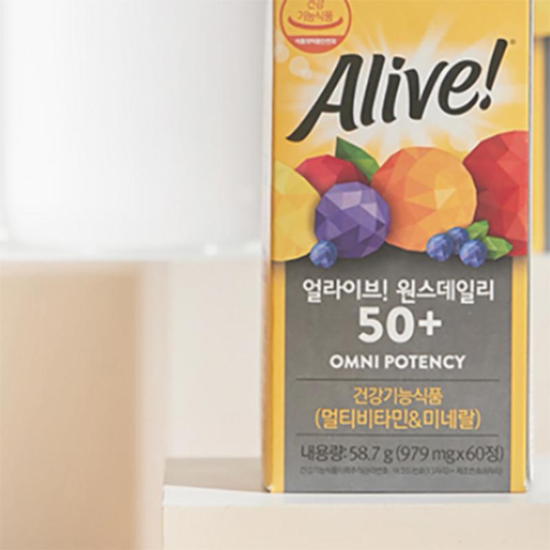 Alive Once Daily Multivitamin 50+, 60 tablets, 3 units