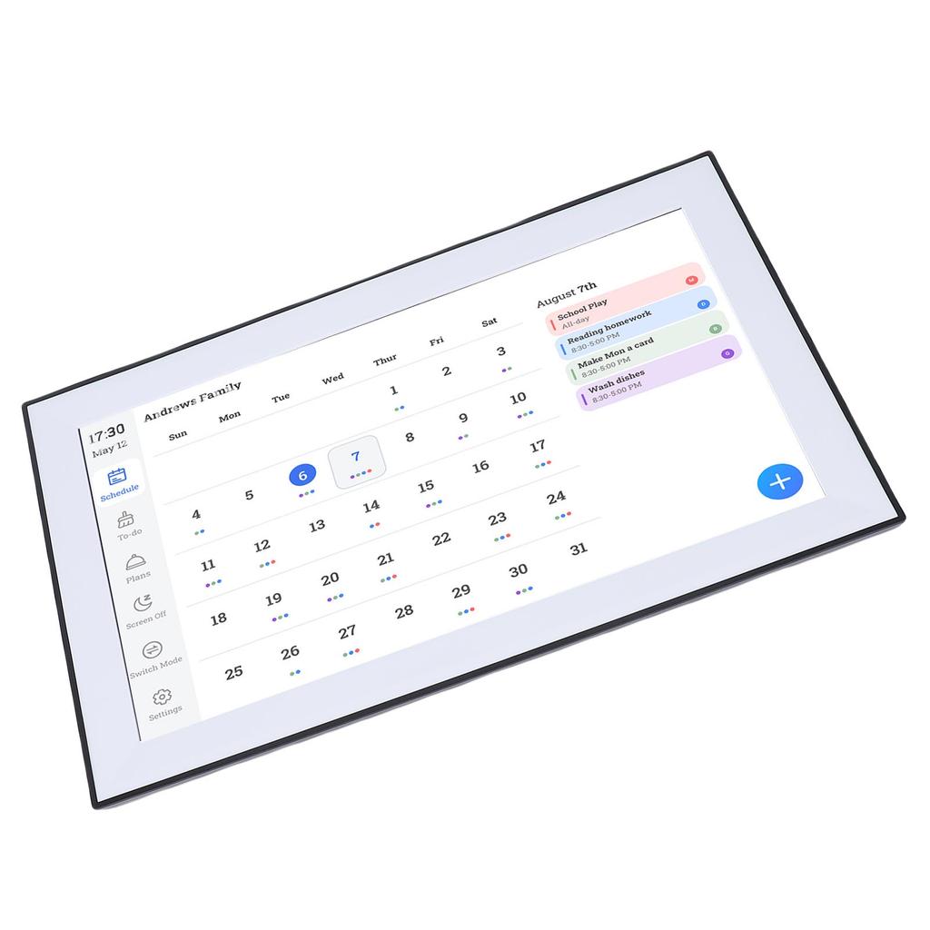 15,6-дюймовый цифровой календарь, график домашних обязанностей, WIFI, электронный календарь, умный семейный планировщик, интерактивный дисплей с сенсорным экраном