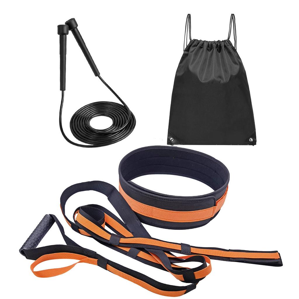 Speed Training Kits Resistance Band Overload Running Resistance Harness with Jump Rope Strength Training Accessories