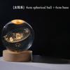 3D Луна Планета Украшение для спальни, дома и украшения Игрушки для собак Хрустальный шар USB Ночной светильник Массажная домашняя настольная лампа Планеты