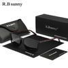 RBsunny Causal Fashion Men‘s Sunlasses Polarized Anti-UV400 Glasses Women Rectangle TR90 Ultralight Frame High Quality Eyewear