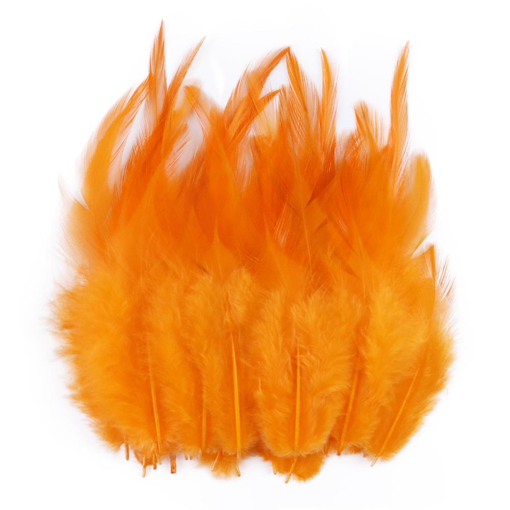Натуральные куриные перья 10-15см Мягкие петушиные перья для шитья Карнавальные свадебные поделки Украшение для платья одежды