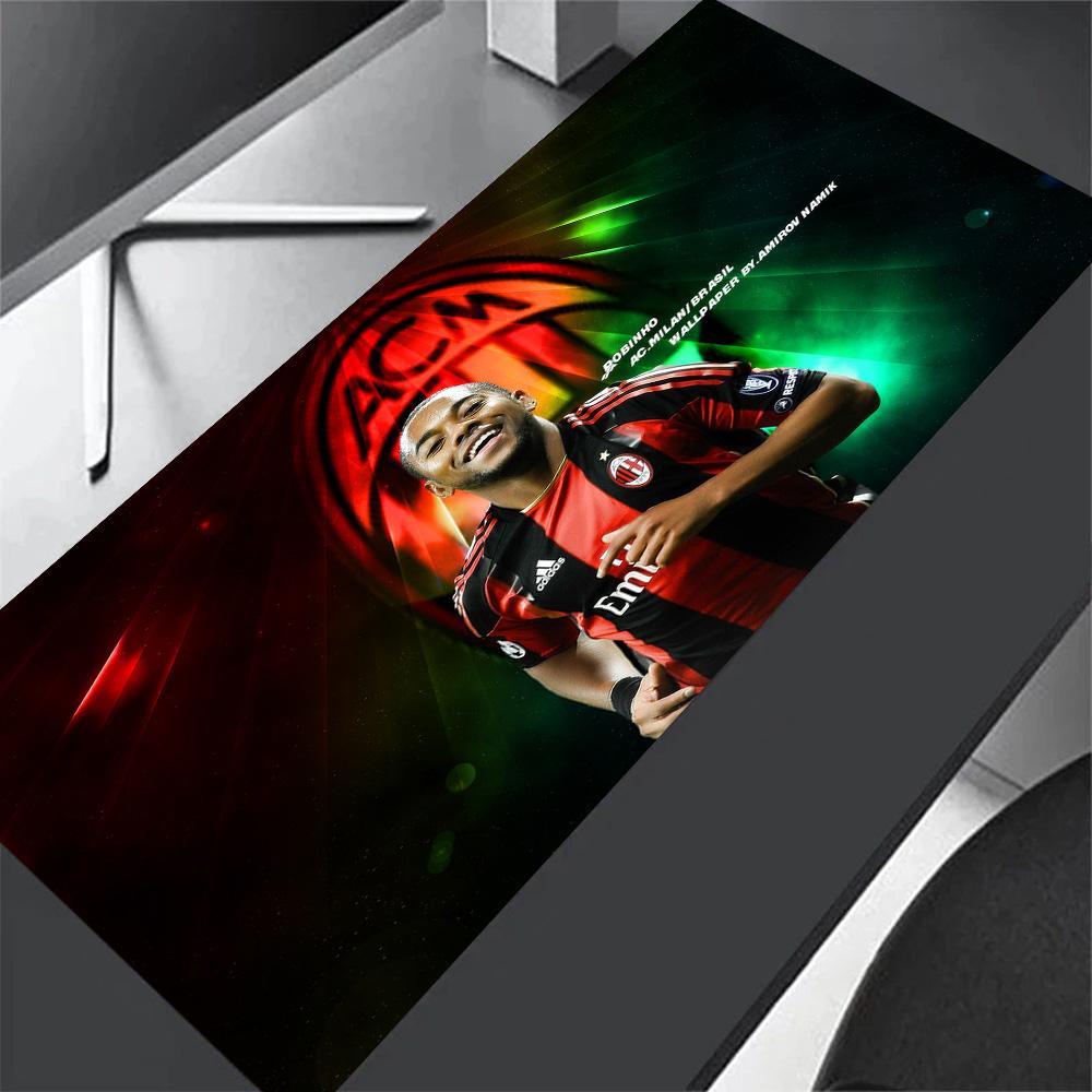 Ac Milan Player Celebration Large Mouse Pad Keyboard Pad Study Desk Mat Non-Slip Rubber Bottom Perfect for Office Laptop Gaming Setup