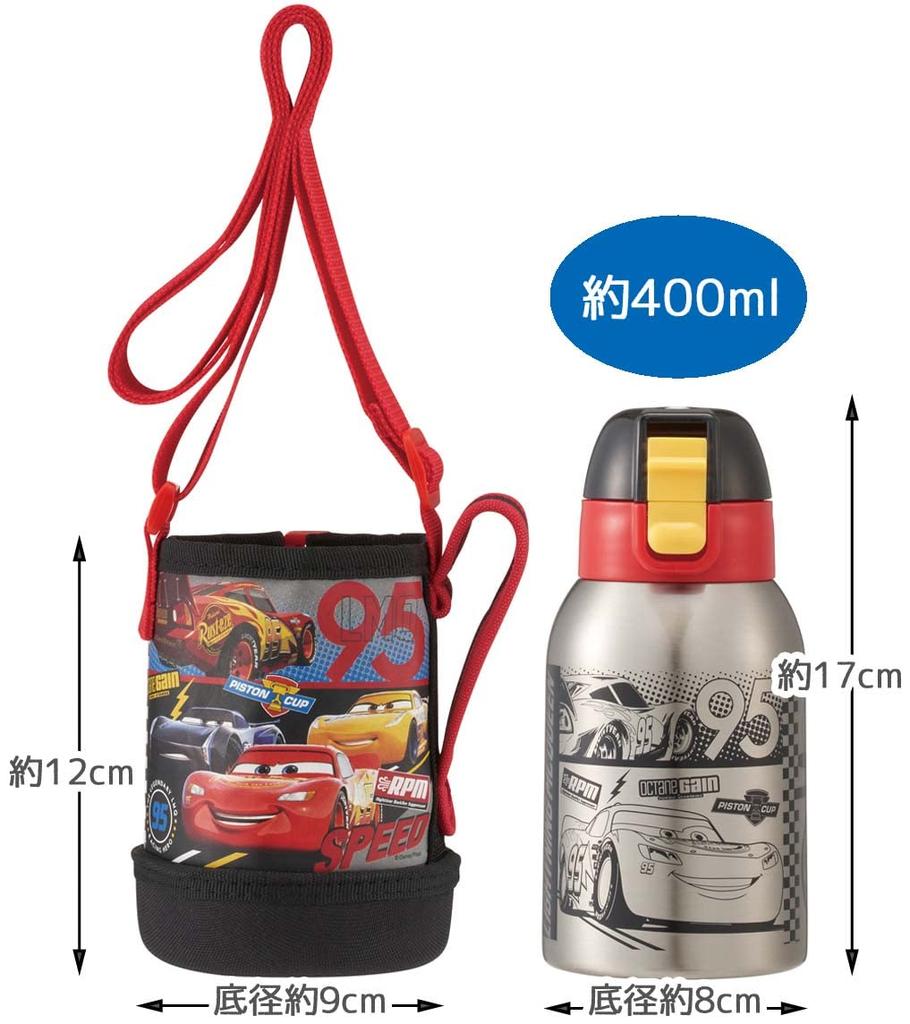 Skater Бутылка для воды из нержавеющей стали для прямого питья, легкая и поставляется со специальной широкогорлой спортивной водой для детей, для питья, 400 мл,