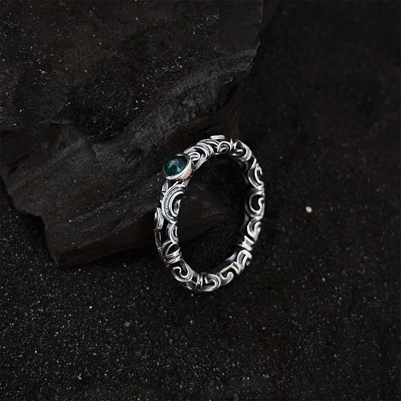 Серебряное кольцо 925 пробы, корейское, геометрический витой плетеный открытый дизайн, женская мода, индивидуальность, простой тренд, ретро, крутые украшения