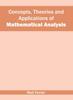 Книга Concepts, Theories and Applications of Mathematical Analysis