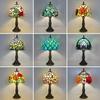Tiffany Vintage Stained Glass Table Lamp for Bedside or Cafe