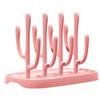 Ideamall Baby Bottle Rack, Baby Bottle Stand, Drying Rack, Baby Bottle Stand, Baby Bottle Drying (Pink)