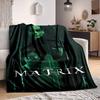 1 шт. Плед из фланели «Матрица» - Легкий, мягкий, теплый, всесезонный плед с HD-печатью для дивана, кровати, путешествий, кемпинга 045