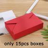 WTEMPO Simple Envelope Type Foldable Paper Gift Boxes DIY Daily Presents Packaging Boxes Party Decor Favor Boxes Perfect for Birthday Wedding