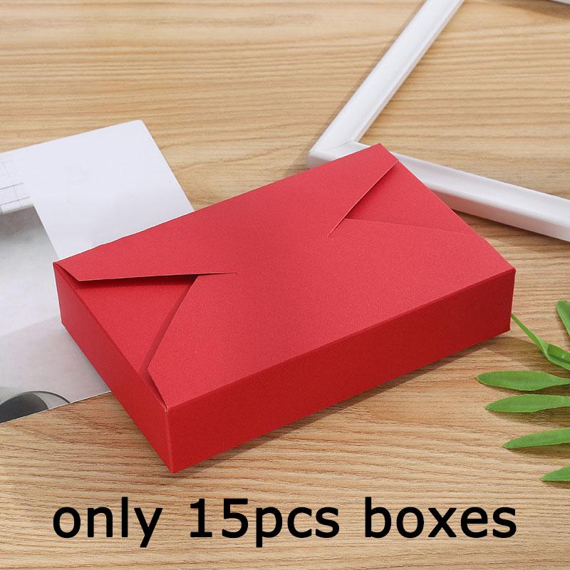 WTEMPO Simple Envelope Type Foldable Paper Gift Boxes DIY Daily Presents Packaging Boxes Party Decor Favor Boxes Perfect for Birthday Wedding