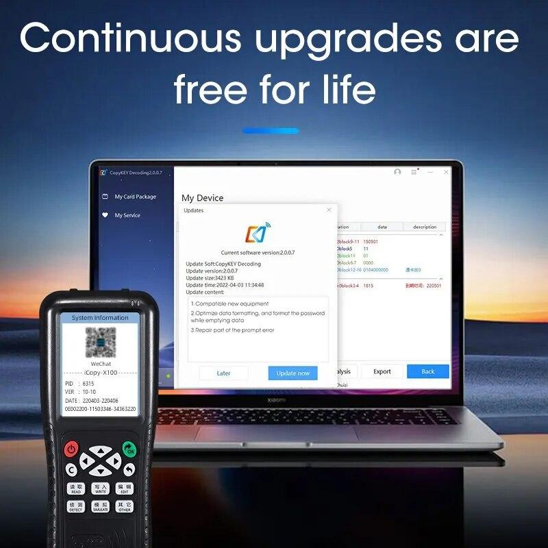 5YOA 125 кГц 13,56 МГц NFC считыватель смарт-карт, записывающее устройство RFID-копир X100 USB-порт, программатор карт доступа, дубликатор, копирование зашифрованного ключа